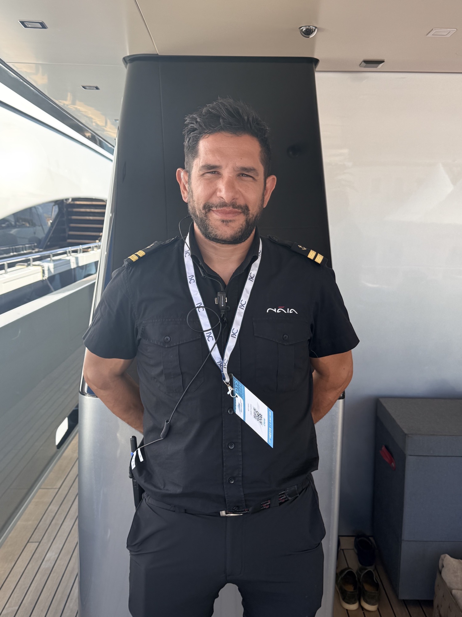Chase Boat Captain Nikos Pitsikalis